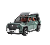 YCNXEB Maqueta de Coche a Escala 1:24 para El Modelo De Coche Deportivo Todoterreno De Aleación Yangwang U8 Decoración para Aficionados A Los Adultos Coche En Miniatura(Green)