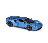 YCNXEB Maqueta de Coche a Escala 1 24 para Ford 2017 GT Supercar Aleación De Zinc Modelo De Coche De Simulación como Regalo para El Día del Padre Adulto Coche En Miniatura(Azul)