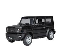 YCNXEB Maqueta de Coche a Escala 1 24 para Suzuki Jimny Aleación Fundición A Presión Modelo Entusiastas Los Automóviles Sonido Y Luz Pull Back Juguete Coleccionables Coche En Miniatura(Negro)