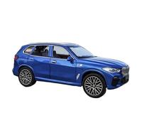 YCNXEB Maqueta de Coche a Escala 1:32 para BMW X5 con Sonido Y Luz Modelo De Coche Deportivo De Aleación Decoraciones para Adultos Hobby Coche En Miniatura(Blue)
