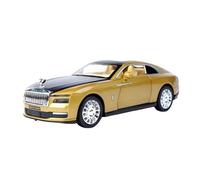 YCNXEB Maqueta de Coche a Escala 1:32 para El Vehículo Modelo De Metal Spectre New Energy Sound and Light, Adornos De Mesa para Niños Coche En Miniatura(Gold)