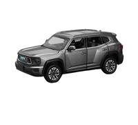 YCNXEB Maqueta de Coche a Escala 1:32 para La Instalación De Una Fiesta En Miniatura De Coche De Aleación Ligera Y con Sonido para El SUV Haval DARGO H7 Coche En Miniatura(Gray)