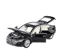 YCNXEB Maqueta de Coche a Escala 1 32 para VW CC Modelo Coche Aleación Metal Fundido A Presión Miniatura Coche Simulación De Sonido Y Luz Coleccionables Vehículo Coche En Miniatura(Negro)