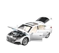 YCNXEB Maqueta de Coche a Escala 1 32 para VW CC Modelo Coche Aleación Metal Fundido A Presión Miniatura Coche Simulación De Sonido Y Luz Coleccionables Vehículo Coche En Miniatura(White)