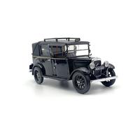 YCNXEB Maqueta de Coche a Escala 1 43 para Escala Metal Fundido Presión Aleación Austin Coche Clásico Retro Nostalgia Edición Limitada Adorno Colección Aficionados Coche En Miniatura(Negro)