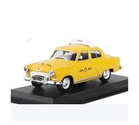 YCNXEB Maqueta de Coche a Escala 1 43 para Gazm 21 Volga MoscaTaxi 1956 Aleación Amarilla Modelo Estático Vehículos Exhibición Colección para Adultos Coche En Miniatura