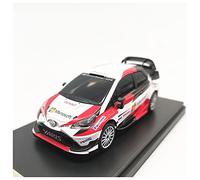 YCNXEB Maqueta de Coche a Escala 1 43 para Toyota Yaris WRC 2017 GR Gazoo Racing Aleación Modelo Estático Exhibición De Colección para Adultos Coche En Miniatura