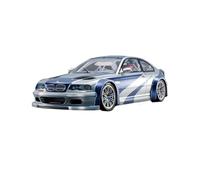 YCNXEB Maqueta de Coche a Escala BMW M3 GTR E46 Need For Speed, Modelo De Coche De Metal, Escala 1:18, Colección De Vehículos En Miniatura Terminados. Coche En Miniatura(Verde)