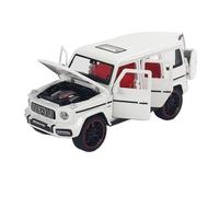 YCNXEB Maqueta de Coche a Escala Coche Todoterreno 1:22 para Mercedes Benz AMG G63 Modelo Aleación Metal Fundido Presión Luz Sonido para Coche Regalos Coche En Miniatura(Yellow)