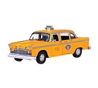 YCNXEB Maqueta de Coche a Escala For el Checker A11 1981 Ciudad de Nueva York Taxi Diecast Altal de Metal Modelo 1 18 Coche En Miniatura
