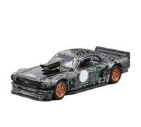 YCNXEB Maqueta de Coche a Escala Kit de Modelo Coleccionable Coche Deportivo Mustang RTR a Escala 1 64, fundición a presión, Adornos estáticos para Aficionados Coche En Miniatura