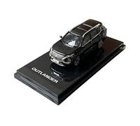 YCNXEB Maqueta de Coche a Escala Modelo De Coche De Metal SUV Mitsubishi Outlander A Escala 1:64 Obra De Arte Coleccionable Estática Coche En Miniatura(Black)