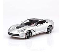 YCNXEB Maqueta de Coche a Escala para Chevrolet Corvette 2014 1 18 Stingray Edición De Tapa Dura Modelo De Coche De Aleación Decoración Regalo Colección Coche En Miniatura