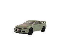 YCNXEB Maqueta de Coche a Escala para Nissan Skyline GT-R 2000 1 64 Aleación Modelo De Coche Decoración Pantalla Niños Juguete para Regalo Coche En Miniatura