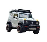 YCNXEB Modelos en miniatura 1:18 Suzuki Jimny Aleación Modelo Coche SUV Simulación Sonido Y Luz Modelo de Coche Listo Escena Fiesta Niño Réplica (Blanco)