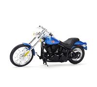 YCNXEB Motos En Miniatura 1 18 para El Tren Nocturno FXSTB 2002 Vehículos Fundidos A Presión Coleccionables Juguetes Modelo De Motocicleta