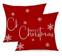 YCOLL Cojines Navidad 40x40 Funda Cojin Navidad Juego de 2 Fundas de Cojines Decorativa Cojines Sofa Cama para Decoracion Davidad