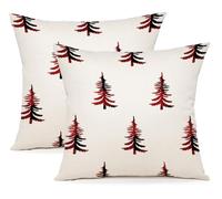 YCOLL Juego de 2 Fundas de Cojines Navidad 50x50 Decorativas para Sofá Cama - Decoración Hogar