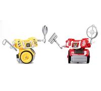 YCOO Pack 2 Robots Street Kombat Teledirigidos y Control Mediante Gestos 14cm, Avanza y Golpea a su Oponente, Sensores de Movimiento, A Partir de 5 años
