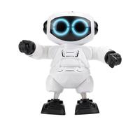 YCOO - Robot Bailarín con Efectos Sonoros y Luminosos - Toca Su Cabeza y Empieza a Bailar - Robot Juguete Niño - 18,5 cm - A Partir de 3 años (88587)