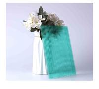 YCOVSFP 48 Láminas De Paneles Policarbonato Doble Pared Transparente Reforzado For Invernaderos Y Techos Estanterías For Plantas(Color3,50X50cm-6mm)