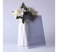 YCOVSFP 48 Láminas De Paneles Policarbonato For Invernaderos, Doble Pared, For Exteriores Y Cubiertas Cenadores(Color11,50X50cm-6mm)