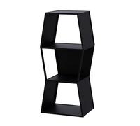 YCOVSFP Estantería Creativa, Estante De Exhibición De Piso De Múltiples Capas, Estante De Almacenamiento De Estantería Vertical For El Hogar(Black,40x30x90cm)