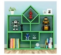 YCOVSFP Estantería Creativa, Estante De Exhibición De Piso,librero,gabinete De Almacenamiento De Libros Ilustrados, Se Puede Combinar Libremente(Green)