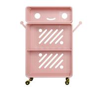 YCOVSFP Estantería Creativa, Estante De Exhibición De Piso Móvil De Múltiples Capas, Estante De Almacenamiento De Hierro Forjado, Estante For Libros Ilustrados(Color 1,3 Layers)