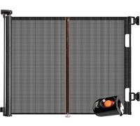 Ycozy 2026 Barrera Seguridad Niños Escalera Extensible 0-150cm Puerta Escalera Bebé Seguridad Retráctil con Poste de Refuerzo, Valla para Perros Infantil Pasillo Interiore Exteriore