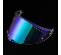 YCPHR Visera Casco de Motocicleta para AGV K6 K6S, Visera de Lente para Casco Protección contra Viento y Antivaho Lente de Reemplazo,Normal-G Aurora Green