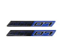 YCSYHQM Adhesivo reflectante 3D para tanque de combustible de motocicleta MT-07 MT-07, adecuado para motocicleta MT-07, color azul