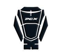 YCSYHQM Calcomanía de protección corporal para depósito de combustible de motocicleta, cubierta de tapa para PCX160 PCX 160 2021 5D, calcomanía de fibra de carbono 6, color blanco