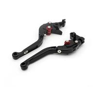 YCSYHQM Palanca de Embrague, Mango de Freno, 22 mm, Palanca de Freno de Motocicleta para Enfield Interceptor 650 Continental GT 535 GT650-Black with Red