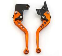 YCSYHQM Palanca de Freno para Motocicleta, 1 Par Aleación de Aluminio 7/8" para Yamaha YZF-R15M 2022 Regulables Palanca de Manetas Embrague de Freno 22mm-147mm Orange