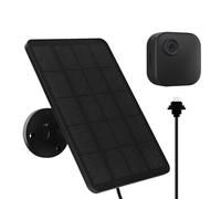 YCTechLife 4W Panel Solar para Blink Cámara al Aire Libre (4th gen), Cargador Solar con Tapón de Goma, IP65 a Prueba de Agua, 13,12 Pies de Cable