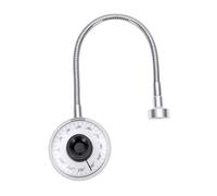 Yctze 1/2 Pulgada Calibrador de Ángulo de Torsión | Base Magnética Fuerte, Medición de 0 a 360°, Escala de Incremento de 1°, con Brazo Magnético flexible.