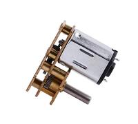 Yctze 1 Motorreductor Micro Eléctrico de Metal DC 6 V 100 RPM, Caja de Engranajes de Reducción de Velocidad para Cerraduras y Equipos Médicos