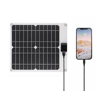 Yctze 15 W Kit de Cargador de Batería de Automóvil de Panel Solar con Circuito PWM Paralelo 5 Paneles USB Salida de para 12V Automotive RV Barco Portátil (4)