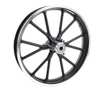Yctze 2.50-10 Dirt Bike Llanta de Aleación de Aluminio con Cubo de Rueda de 10 Pulgadas para Mini Bicicleta de Bolsillo Bicicleta Eléctrica 49-50 Ml Dirt Bike (rueda trasera)