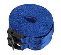 Yctze 2 Correas de Amarre de Color Marino con Hebillas de Aleación de Zinc de 5 Metros para Correas de Amarre Seguras, de , Correa de Nailon con Hebilla, de , de Seguridad, Pestañas de Servicio (1