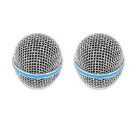 Yctze 2 PCS Reemplazo de Malla de Malla de Bolsas de Micrófono de Acero Inoxidable de Acero Premium para Reducción de Ruido Beta58A y para una Calidad de Audio Mejorada