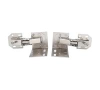 Yctze 2 Piezas 2 Piezas de Puente de Acero Inoxidable Bisagras para Accesorios para Cajones y puertas: Operación Fácil de Instalar, Confiable y Suave