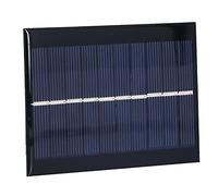 Yctze 2 Uds 1W 5V Módulo de Panel Solar de Polisilicio Batería Fácil Instalación para Proyectos Científicos y Al Aire Libre