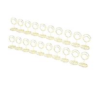 Yctze 20 Soportes para Números de Mesa Redonda, Elegantes Portatarjetas de Metal Galvanizado para Bodas, Fiestas, Oficinas, Clips para Tarjetas de Presentación Resistentes y Elegantes, Ajustes de