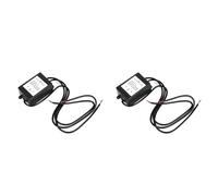 Yctze 2pcs 12V 1.5W Módulo de Control de Estroboscópico Inalámbrico Universal para Motocicletas de Automóviles con 16 Modos Controlador de Flash LED