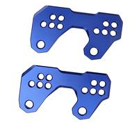 Yctze 2pcs CNC Aluminio Aluminio Pasajero Pasajero Reemplazo de Soporte de Espalda para YZF R3 MT25 MT03 Azul, Confort y Fitment Mejorado (BLUE)
