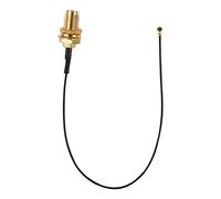 Yctze 2PCS RF0.81 4 Cable Macho para Tarjeta de Red WiFi M.2 - Rosca Externa Pin Interno