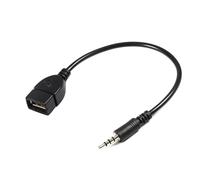 Yctze 3.5mm Male AUX Adapter Cable Stylish Design for Car Stereo and