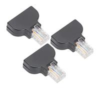 Yctze 3 Juegos de Conector Adaptador de Terminal de Tornillo RJ45 Macho a 8 Pines para Conexión Digital AV Confiable